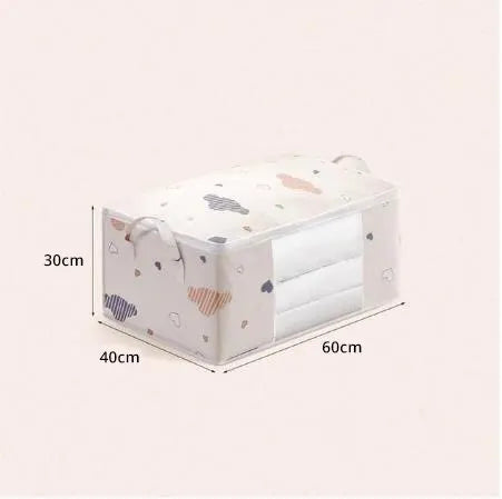 Large Veltora clothes storage bag with reinforced handle, sturdy zipper, ideal for blankets and bedding, foldable and spacious.