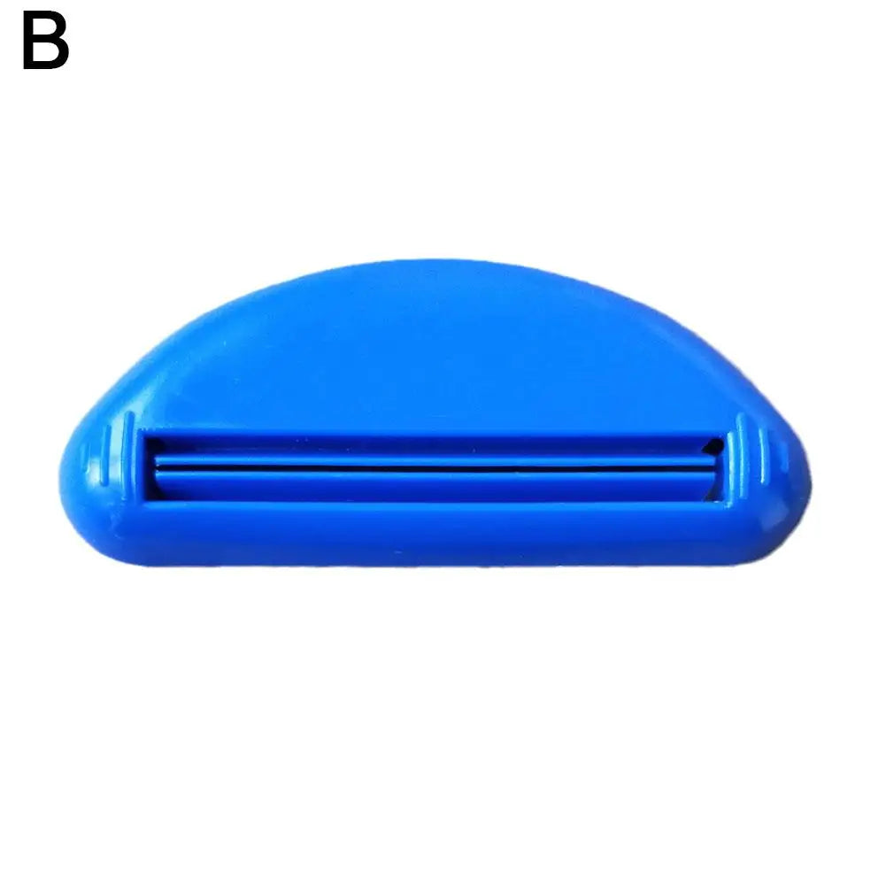 Veltora manual toothpaste dispenser and cream tube squeezer, bathroom squeeze clip for easy paste extrusion and storage.