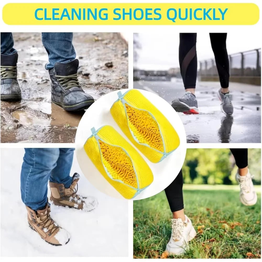 Veltora shoe washing machine bag for sneakers and tennis shoes, reusable and stain-resistant for gentle cleaning.