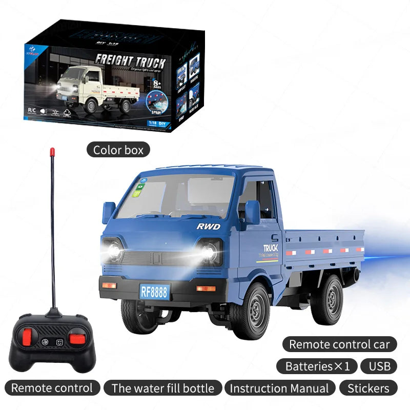 Veltora 1:16 scale 4x4 RC climbing truck with alloy body, remote control, suitable for kids, drifting and electric toy model