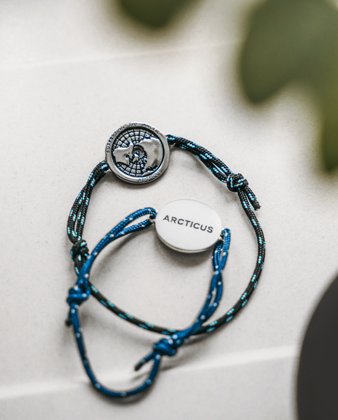 Black Arctic Circle bracelet by Arcticus featuring a sleek, minimalist design with a smooth finish.