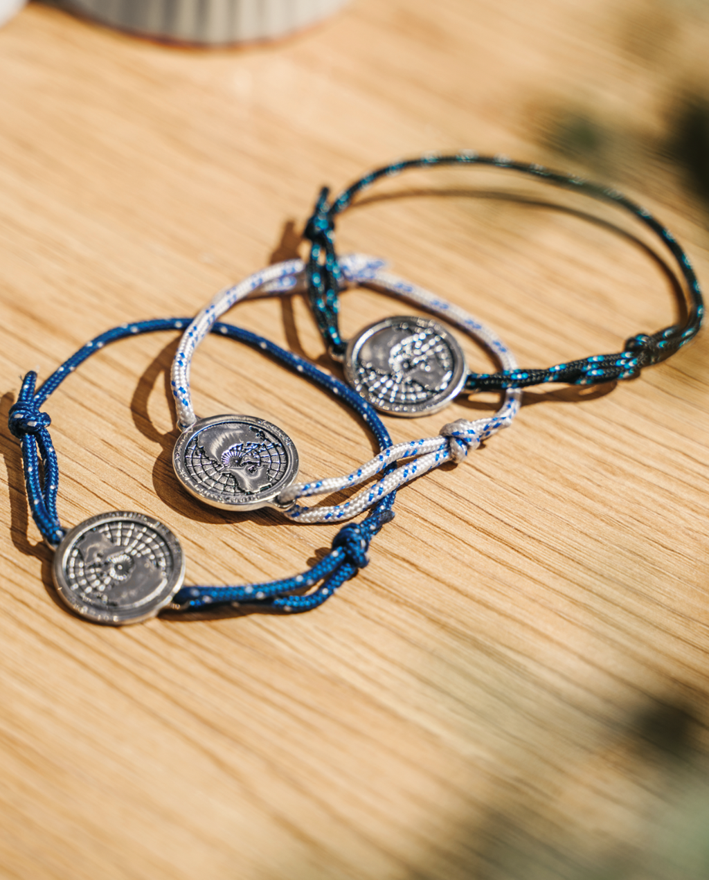 Black Arcticus Arctic Circle bracelet featuring a sleek design and adjustable strap, ideal for stylish accessories.