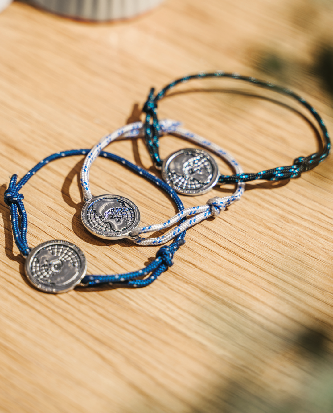 Black Arcticus Arctic Circle bracelet featuring a sleek design and adjustable strap, ideal for stylish accessories.