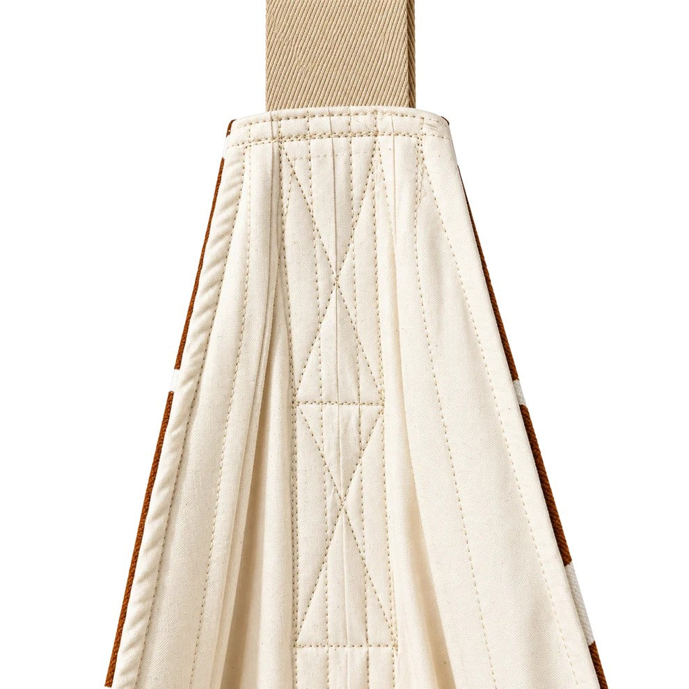 Bees&blooms Giraffe XXL Cocoon Swing for Kids, soft fabric hammock with colorful giraffe design, ideal for outdoor play.