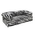 HoneyHug soft modular children's sofa by bees&blooms with zebra print, comfortable and colorful for kids' playroom or lounge area.