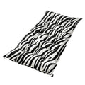 Bees&blooms quilted kids' floor cushion in zebra print, available in three sizes, soft and comfortable for children.
