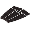 DORSAL Five 5-piece EVA surfboard traction pads with kicker tail in black and white for skimboards, surfboards, and funboards.