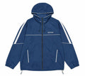 Blue printed outdoor casual coat by Dropshipman, stylish and simple, perfect for everyday wear and outdoor activities.