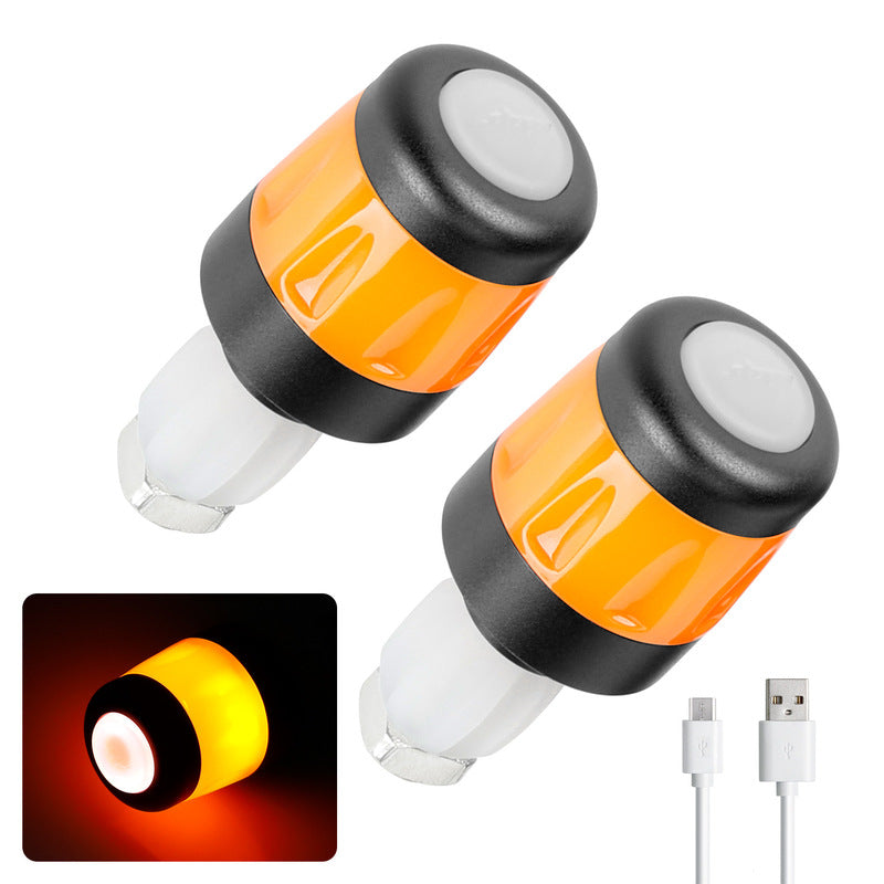 Pair of waterproof LED scooter turn signal lights for Ninebot Max G30 and ES Series, handlebar indicators by eprolo
