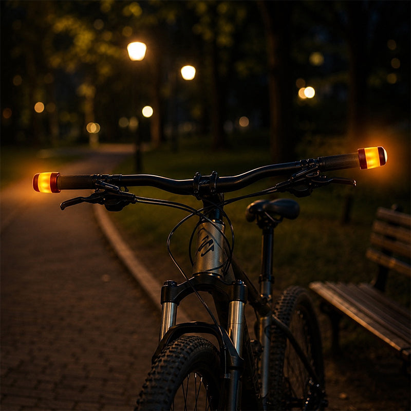 eprolo LED scooter turn signal lights, 2-pack waterproof handlebar indicators for Ninebot Max G30 and ES series scooters