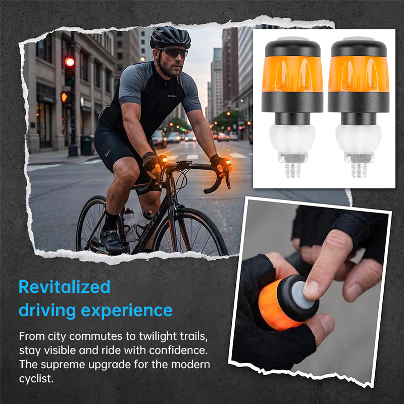 eprolo LED scooter turn signal lights, 2-pack waterproof handlebar indicators for Ninebot Max G30 and ES series scooters.