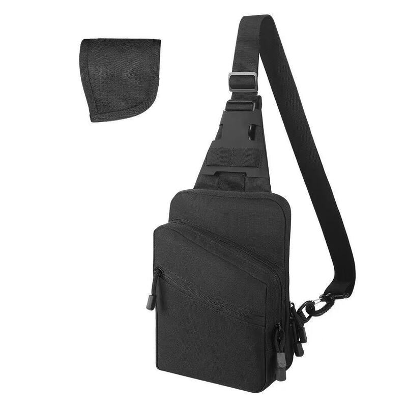 Eprolo tactical pistol transport bag with holster, concealed carry crossbody sling for handgun, outdoor and range use.