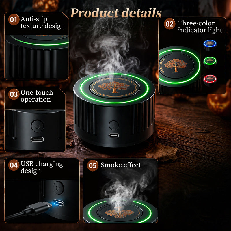 eprolo upgraded electric smoker infuser kit for whiskey and cocktails, tabletop drink smoke diffuser, bartender tool for smoking drinks