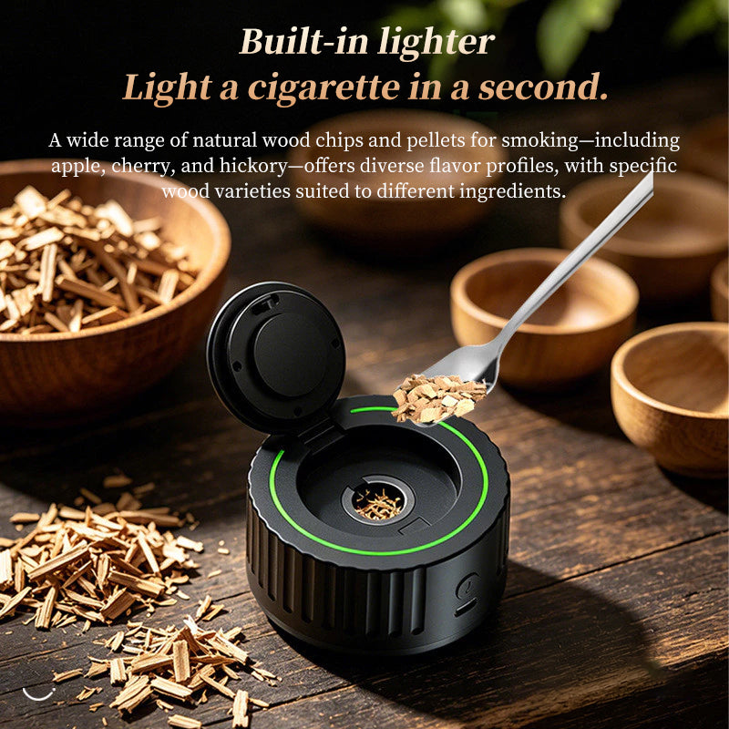 Eprolo upgraded electric smoker infuser kit for whiskey and cocktails, tabletop drink smoke diffuser, bartender tool.