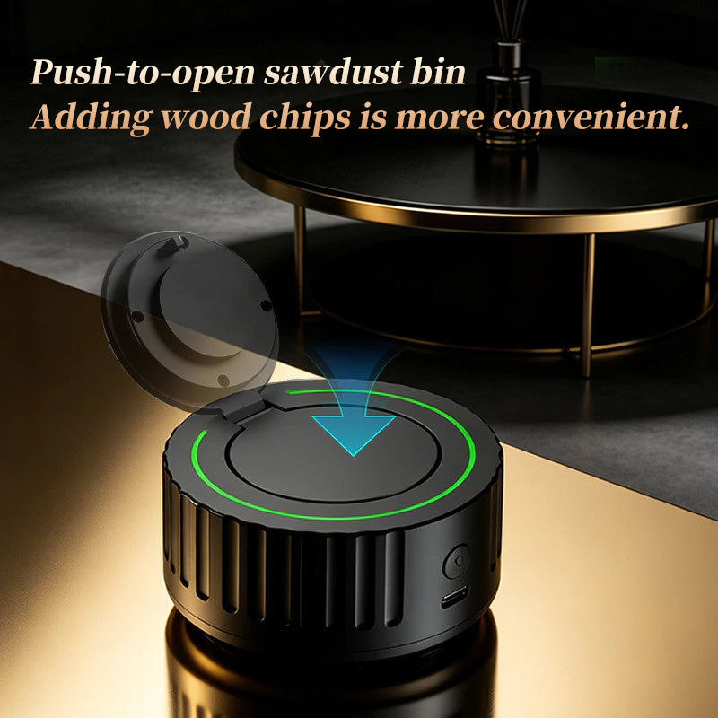 Eprolo upgraded electric smoker infuser for whiskey and cocktails, tabletop drink smoke diffuser, bartender tool for aromatic smoking.
