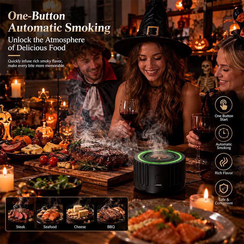 eprolo upgraded electric smoker infuser kit with whiskey and cocktail smoking accessories, tabletop drink smoke diffuser for bartenders