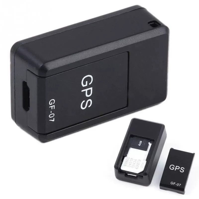 Black GF07 Car Anti-Loss Device by eprolo with strong magnet and built-in GPS tracker, no installation needed.