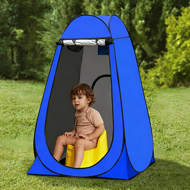 eprolo green portable outdoor camping tent for one person with changing room, shower, and storage, ideal for fishing and photography.