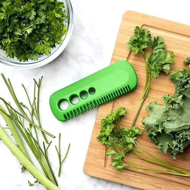 eprolo mini vegetable peeler and herb stripper tool for peeling vegetables and removing leaves from herbs.