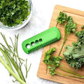 eprolo mini vegetable peeler and herb stripper tool for peeling vegetables and removing leaves from herbs.