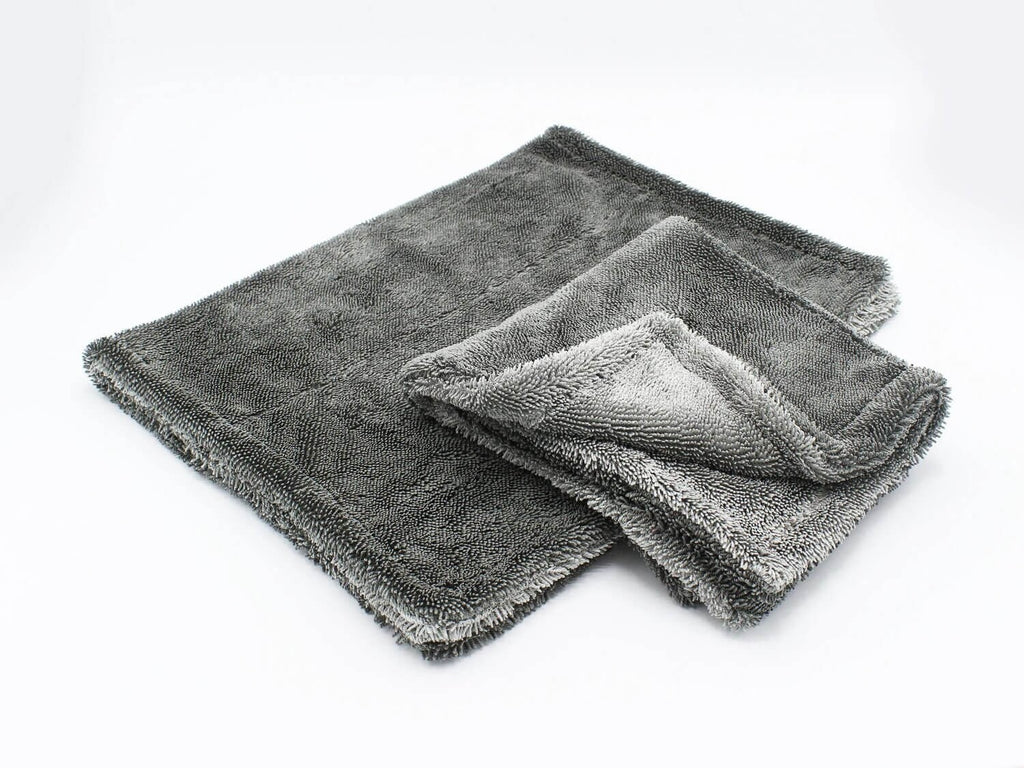 GoGoNano Water Magnet microfiber car drying towel, 40x60cm, grey metallic, highly absorbent 1200 g/m² for efficient vehicle drying