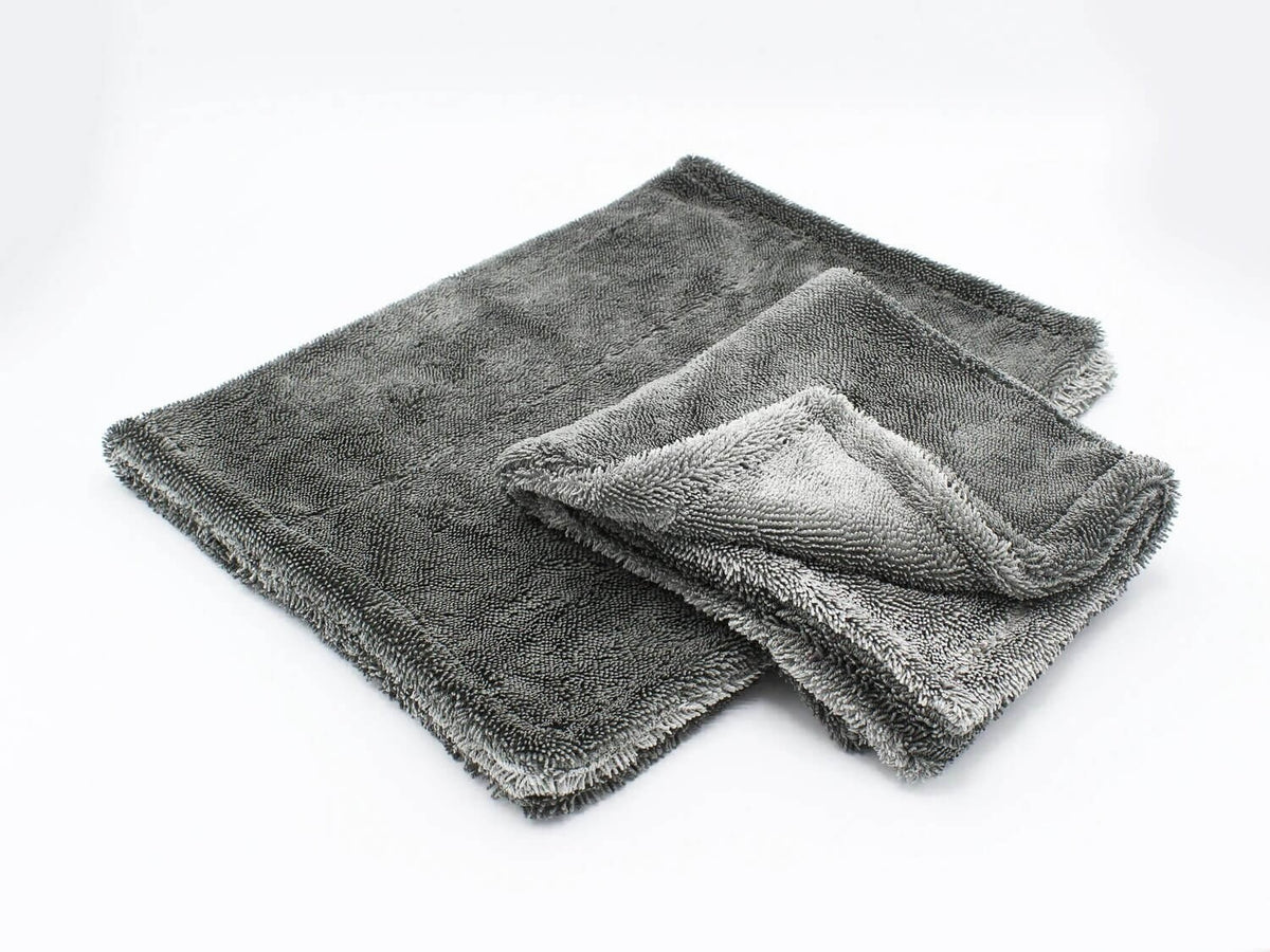 GoGoNano Water Magnet microfiber car drying towel, 40x60cm, grey metallic, highly absorbent 1200 g/m² for efficient vehicle drying
