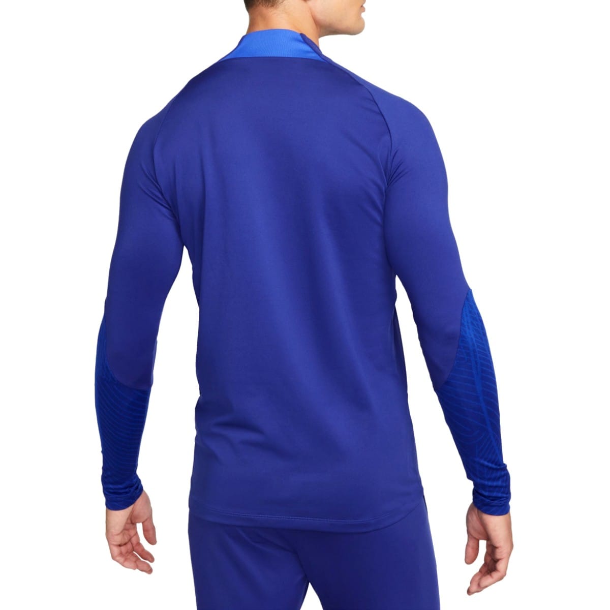 Nike Netherlands men's training soccer tracksuit, technical fabric, blue with Netherlands team logo, designed for sports training.